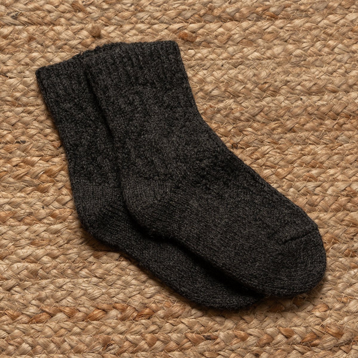 Calcetines de lana de punto para mujer