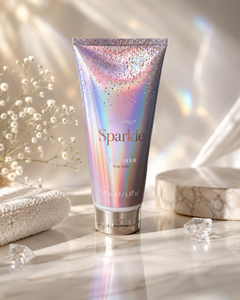 200ml Bodylotion "Shimmer" in Tube mit Glitzereffekt