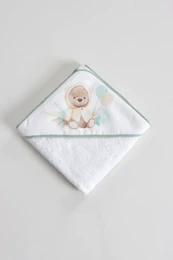 Asciugamano per bambini stampato orso in autunno 0545S