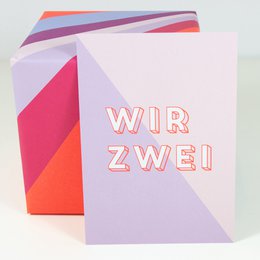 Postcard We two