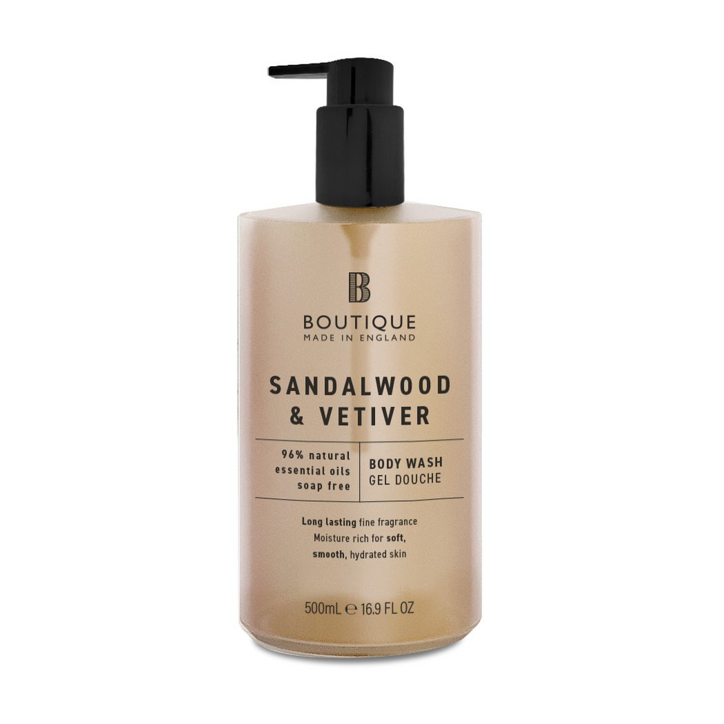 Boutique Scent Sandalwood & Vetiver Body Wash 500ml