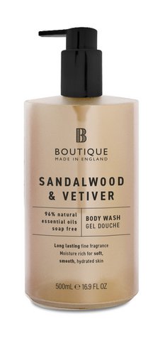 Boutique -Duft Sandelholz & Vetiver Körperwäsche 500 ml