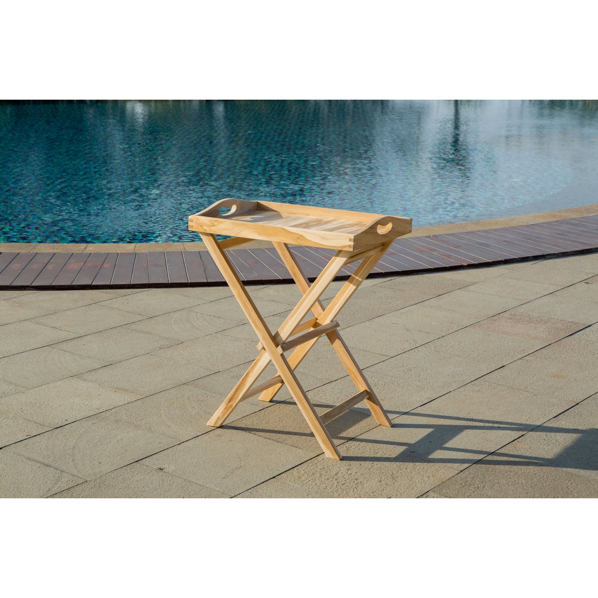 Serviertisch, 60x40 cm, Teak