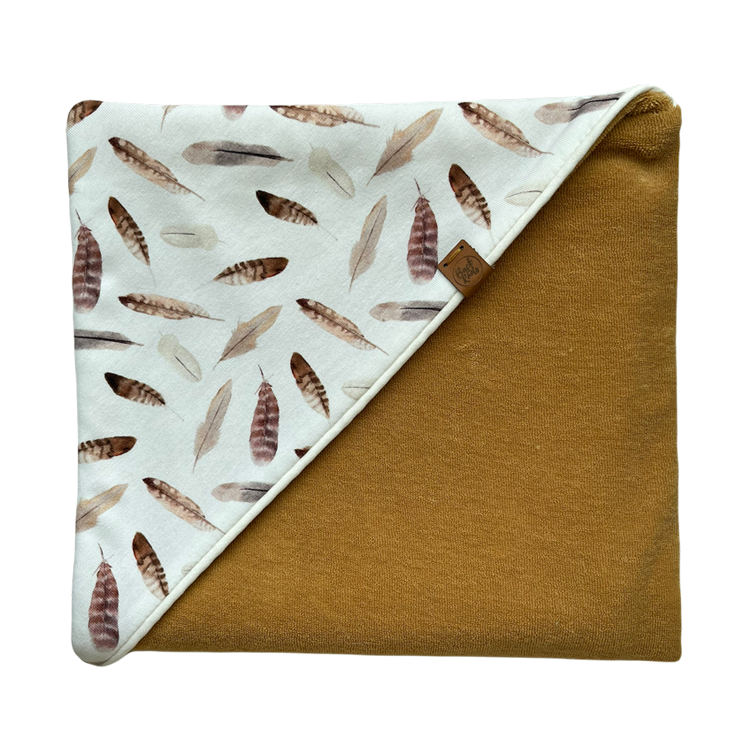 Feather Wikkeldoek Badstof oker
