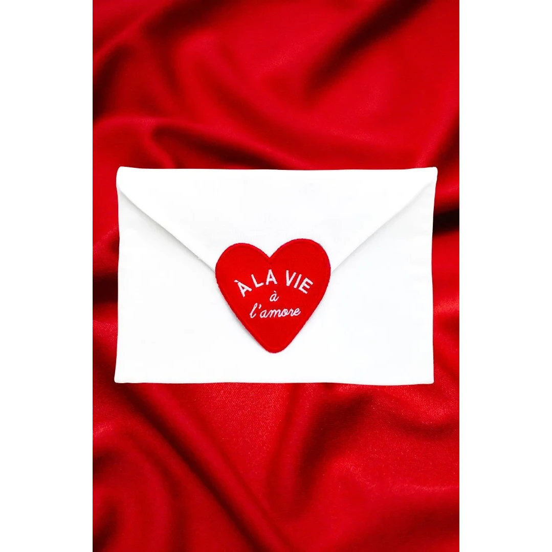 Corazón de bolsa de bolsas de algodón reciclada