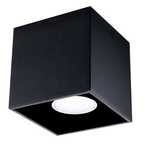 QUAD 1 black ceiling lamp
