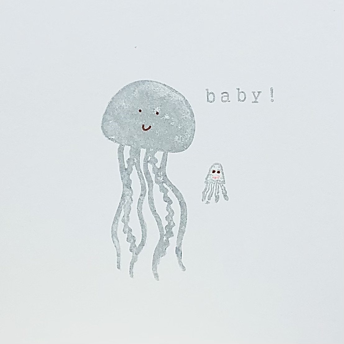 Card Baby Octopus