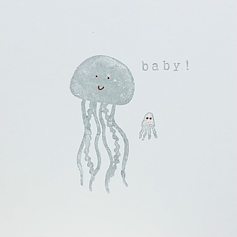 Card Baby Octopus