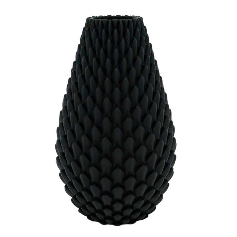 Myraka 3D vase - 3D printet vase - Bæredygtig PLA - Velegnet til kunstige blomster
