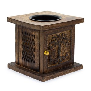 Mango wood burner - Tree of life