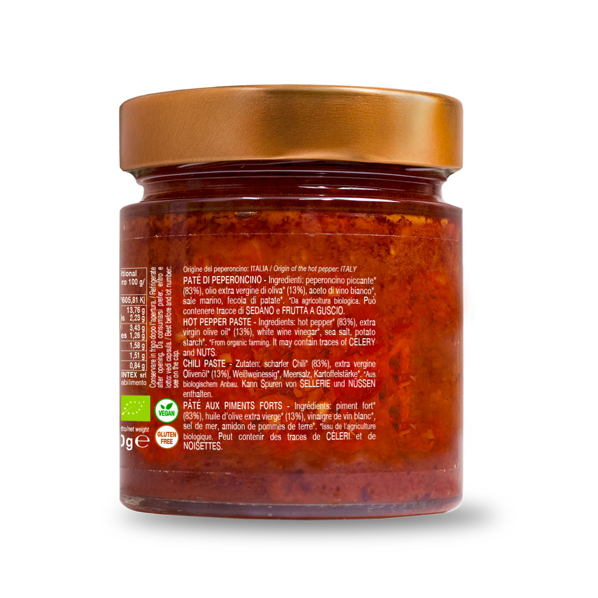 Biologische chili paté 190g