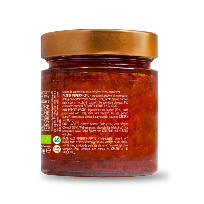 Biologische chili paté 190g