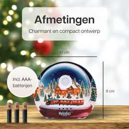 Melodiez Christmas noises with sensor - box incl. Batteries and 4 Christmas numbers and a greeting Santa