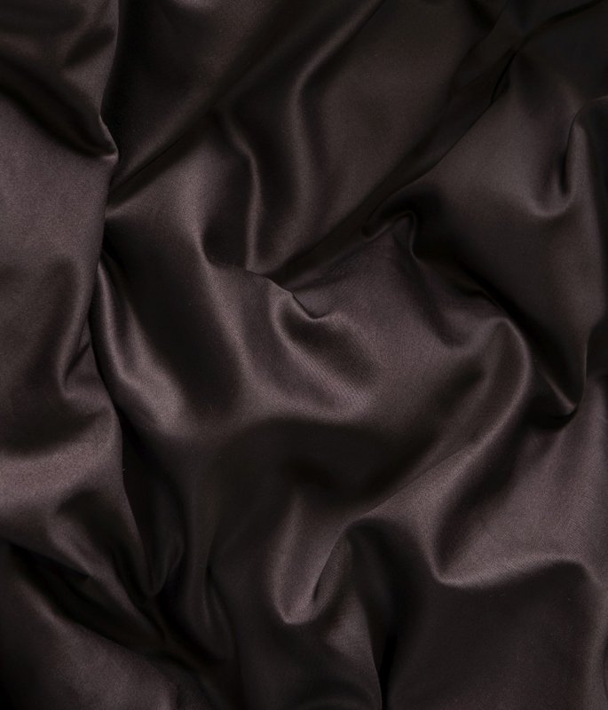 Set biancheria da letto in rasatello Solid Chocolate Old