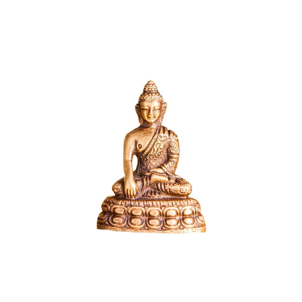 Buddha-Figur aus Messing
