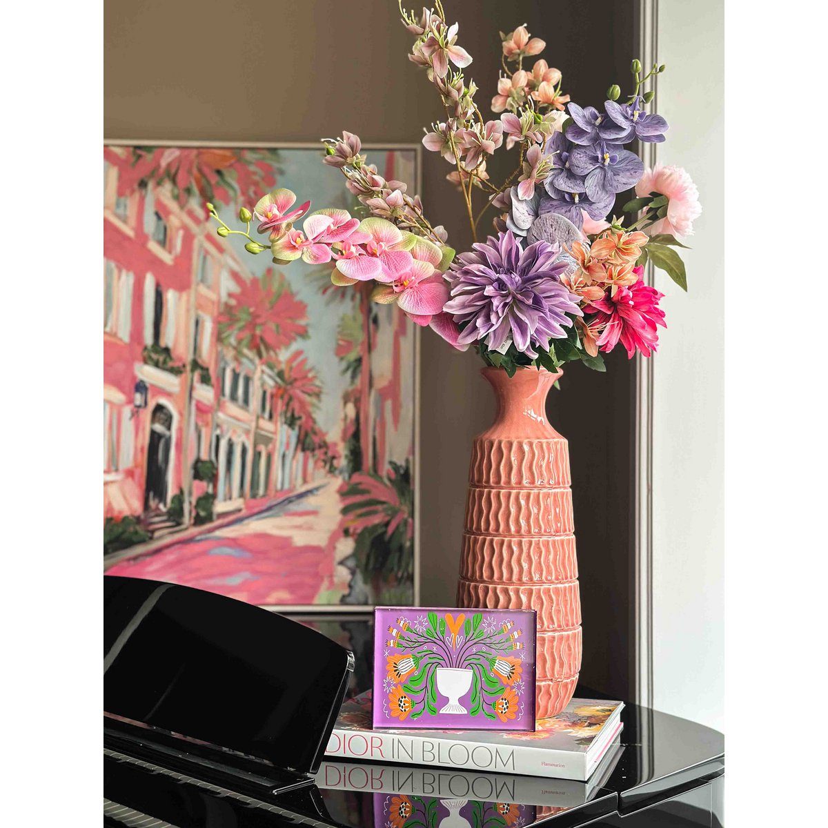 Photo frame Geo purple