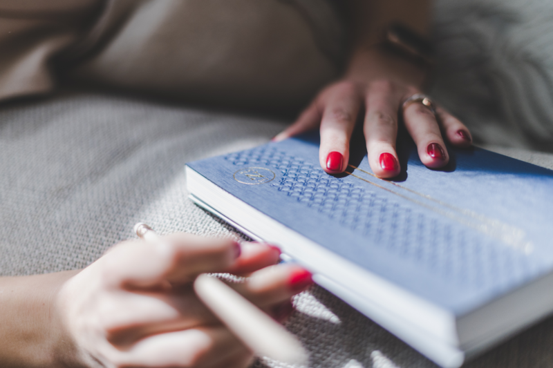 vegan bio-leather notebook - Luisa