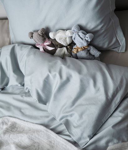 Beddengoedset voor kinderen met etui Solid Crystal