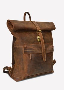 Vintage Roller Rugzak groot leer 1671-25