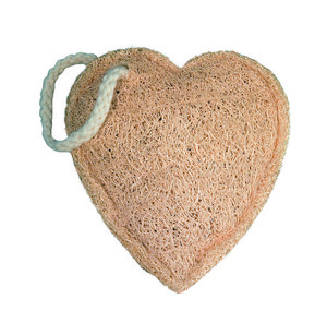 Loofah bath sponge fun shapes for kids : Heart / Duck