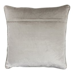 cushion velvet taupe 45x45cm