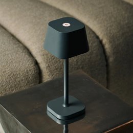 Ava Stone Grey Rechargeable Table Lamp