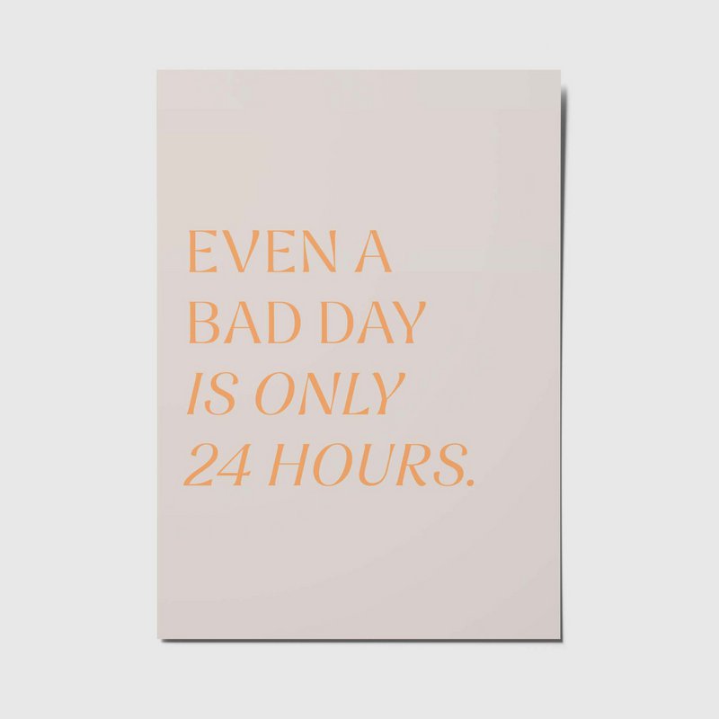 24 timer - A6 postkort