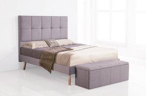 UPHOLSTERED RING FOR NORDIK 160 BED GRAY TEX FABRIC OK1311 (8444)