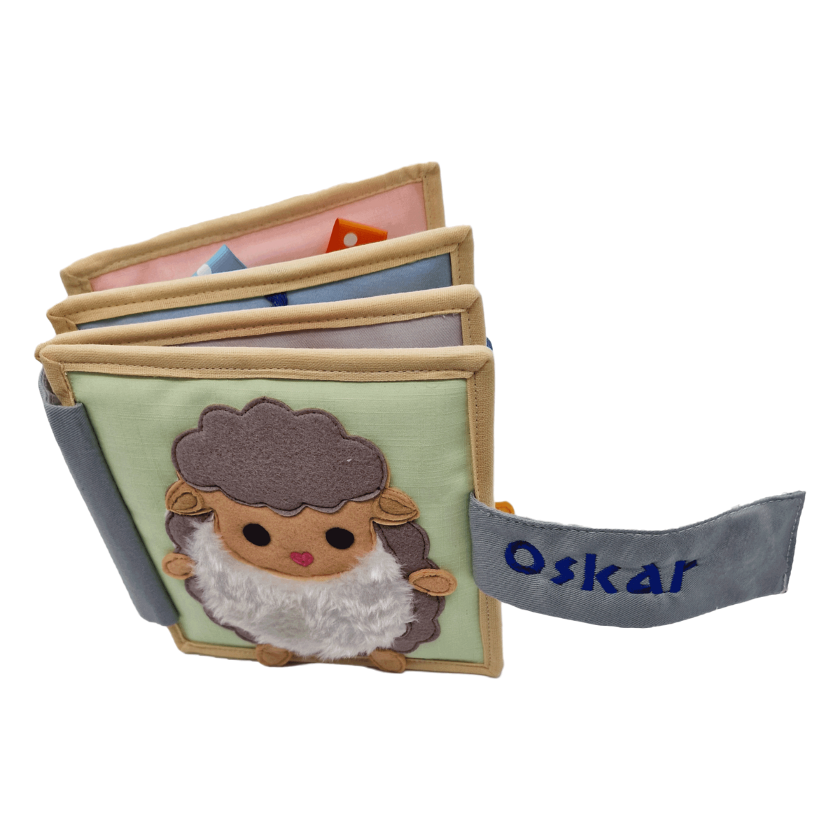 Pecora Felice - mini libro tranquillo di 6 pagine