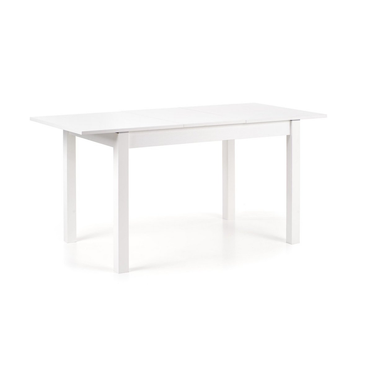 Mesa de comedor extensible de Roche blanco