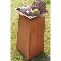 XL plant column | Garden decoration vintage column | Rust decorative column
