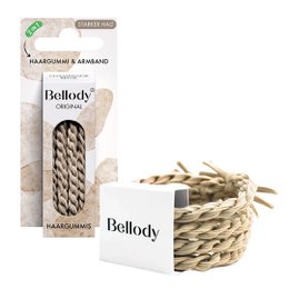 Beige braided hair ties, strong hold without feeling pressure, many colors for all outfits, 100% handmade.