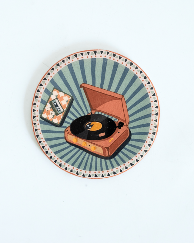 Coasters | Metal Vintage Designs | Set of 4