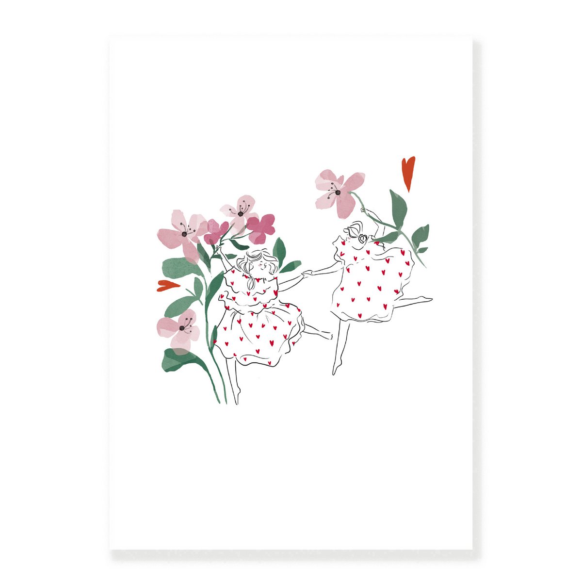 Poster Illustrated "Joyeuses"