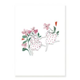 Poster Illustrated "Joyeuses"