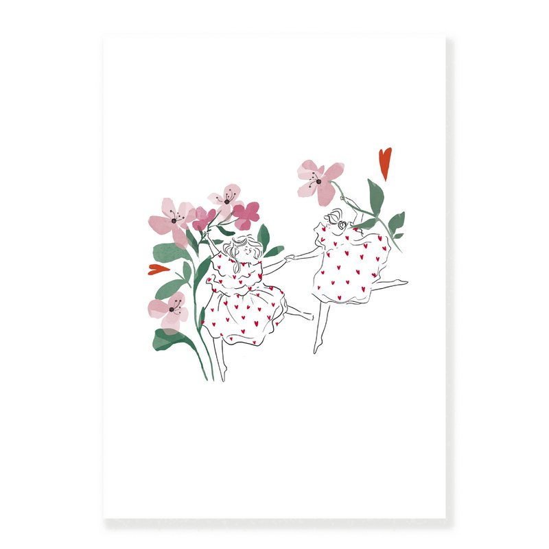 Poster Illustrated "Joyeuses"