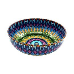 Metalen kom - Mandala 3 - Medium - 9 cm