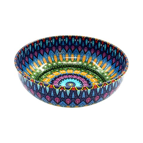 Metalen kom - Mandala 3 - Medium - 9 cm