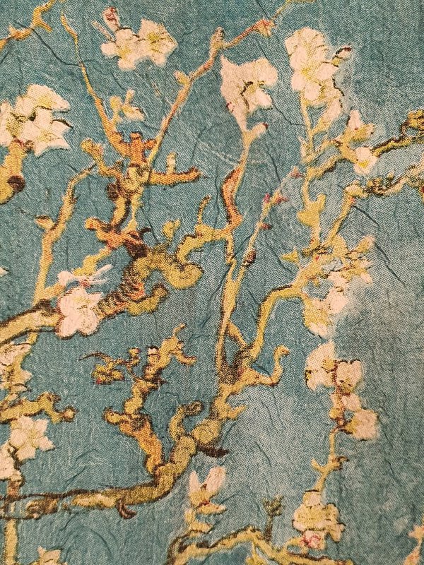 Holzfliese altholländisch v Gogh-Blüte