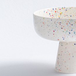 New Party Fruit Bowl 23cm White