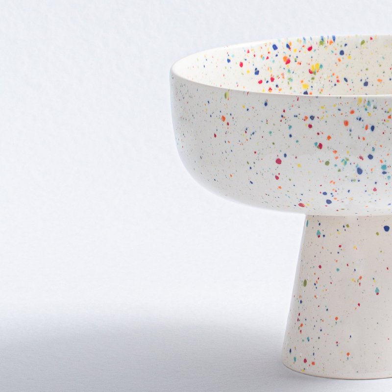 New Party Fruit Bowl 23cm White