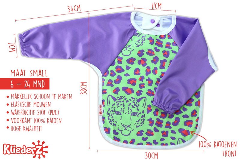Rękawiczek Lucky Leopard - śliniaczek niemowlęcy/maluch