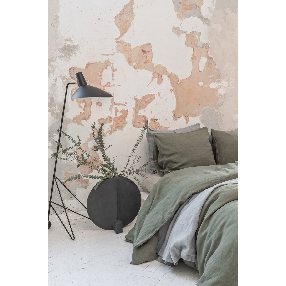 Linen bedding set / Nordic Moss