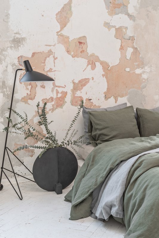 Linen bedding set / Nordic Moss