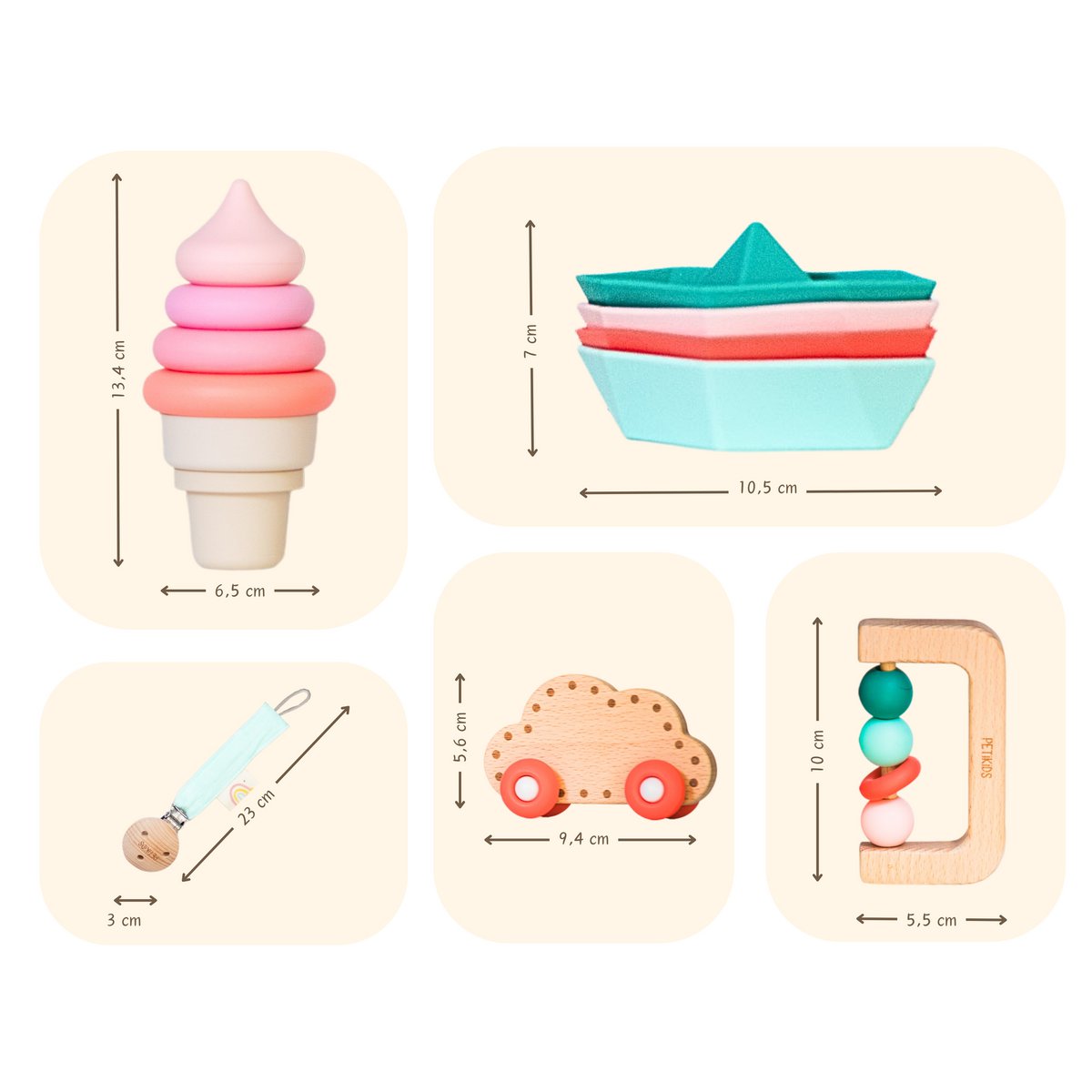 Coffret d’Eveil Montessori 3-36 mois - Cadeau naissance
