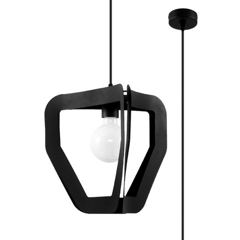 TRES black pendant lamp