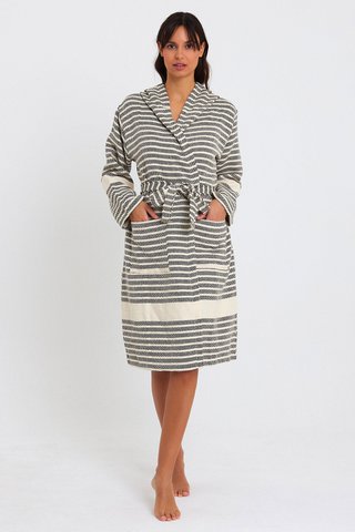 Marmara Bathrobe - Black
