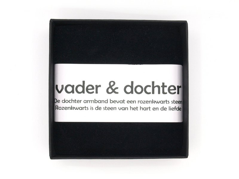 Vader en dochter armbandenset landschap Jaspis