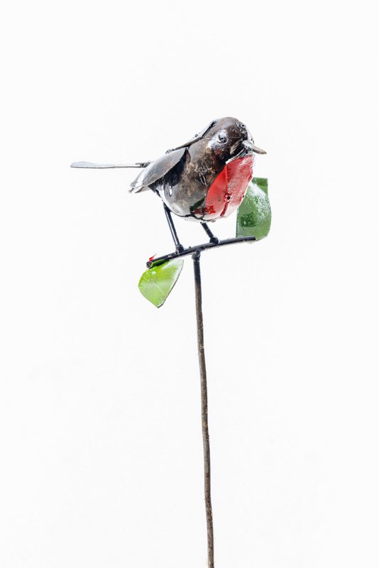 Metalen Medium Robin op Stok