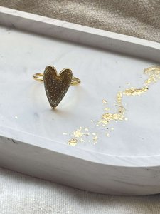 Ring gouden hartje